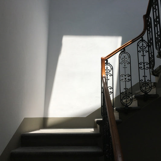 Sunlight On Stairs